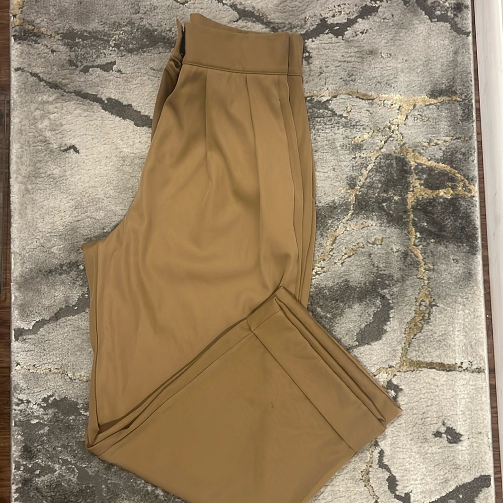SHEIN Raffinéa High Waist Plicated Detail Wide Leg Pants